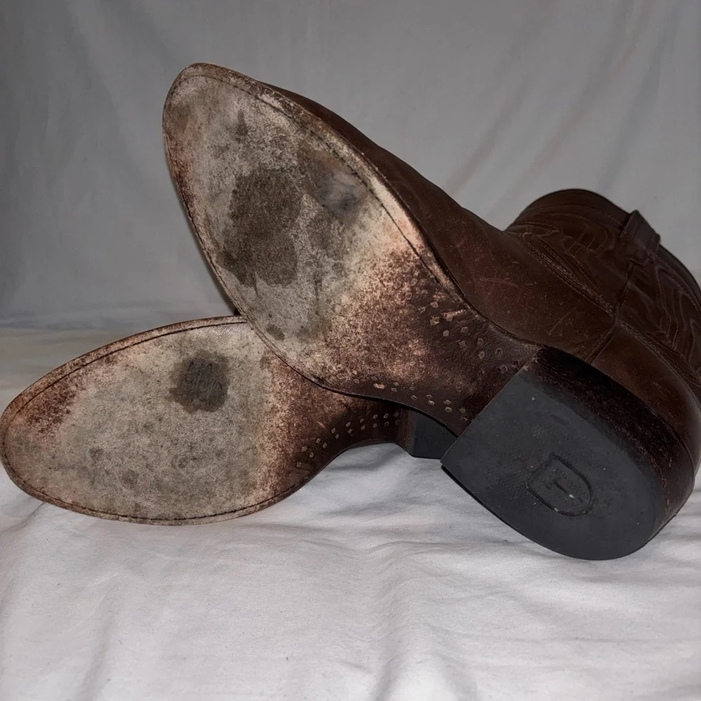 Tecovas "The Cartwright" Men's Cowboy Boots - Brown Leather Sz 9D - Picture 9 of 9